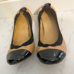 J. Crew Factory Cap Toe Ballet Flats